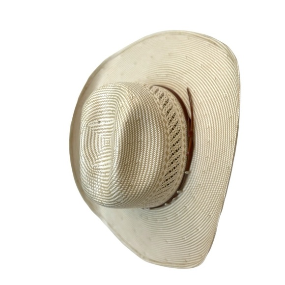 Goldstone American cowboy western tuff cooper straw hat cream tan brown main image 6